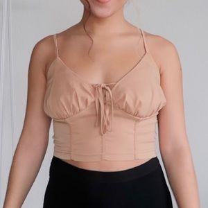 tan tank top